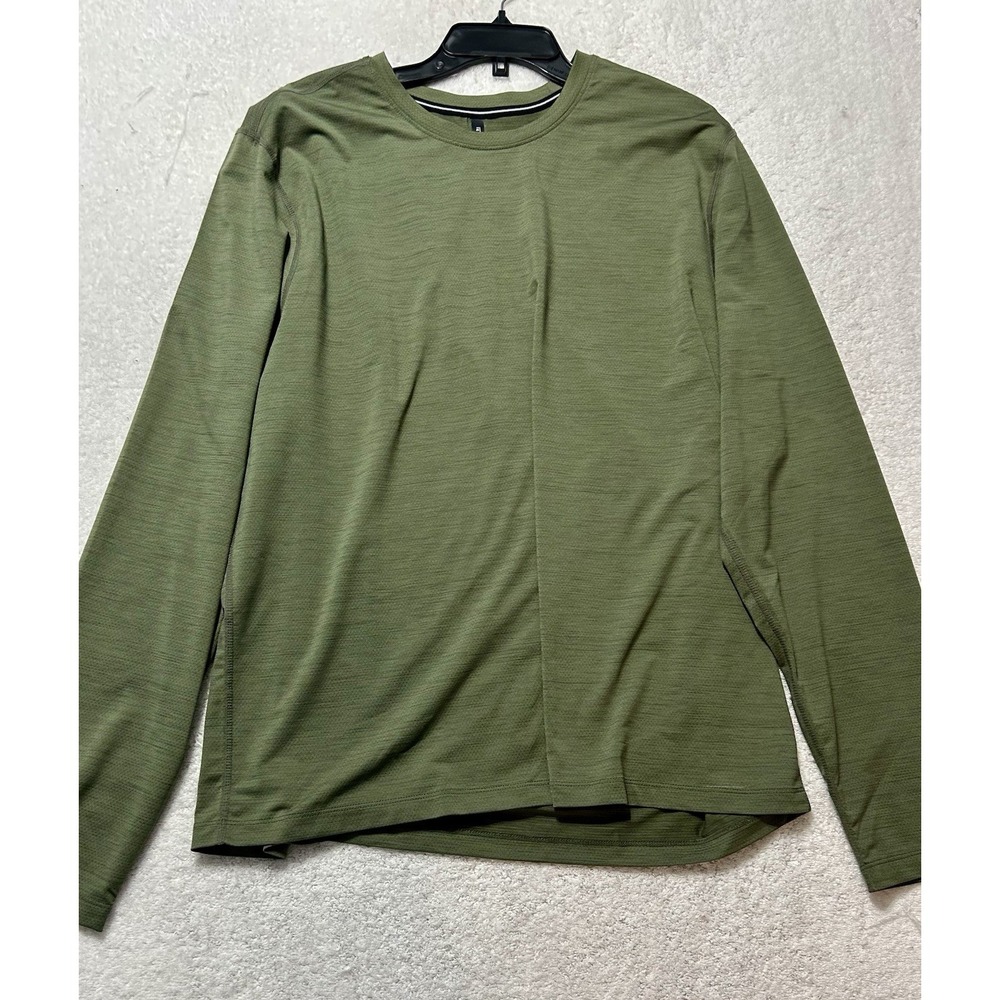 Ten Thousand Versatile Long Sleeve Men's XL Green Shirt (D4)
